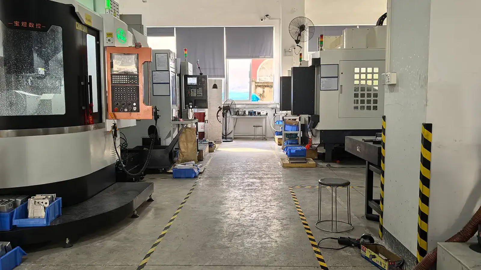 Prolean 加工车间：用于加工本页所列材料的数控加工中心