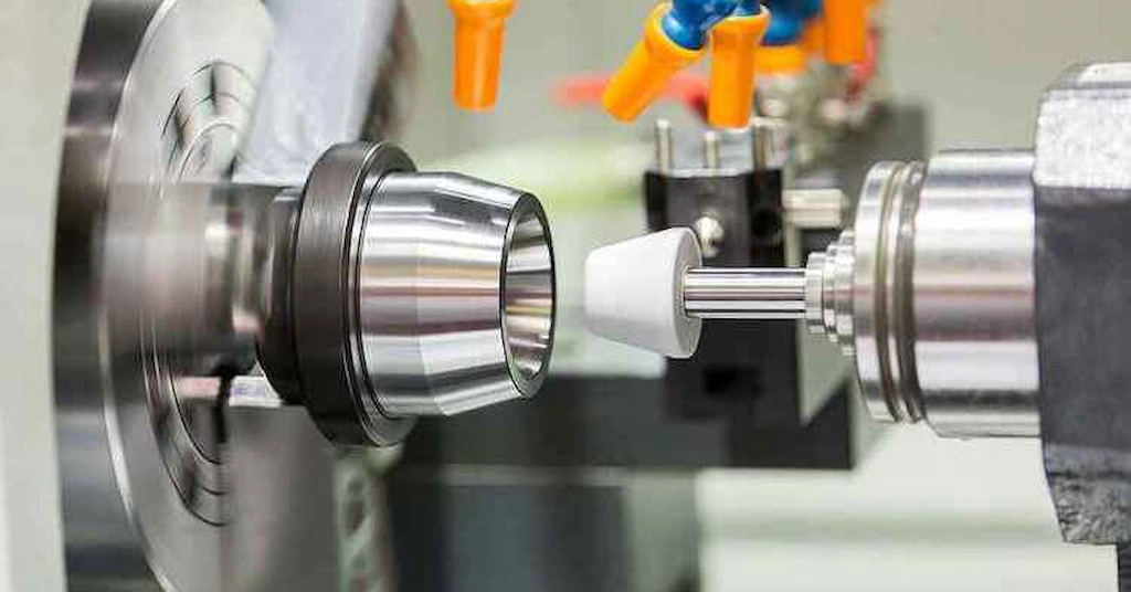 Proceso de rectificado CNC de piezas automotrices